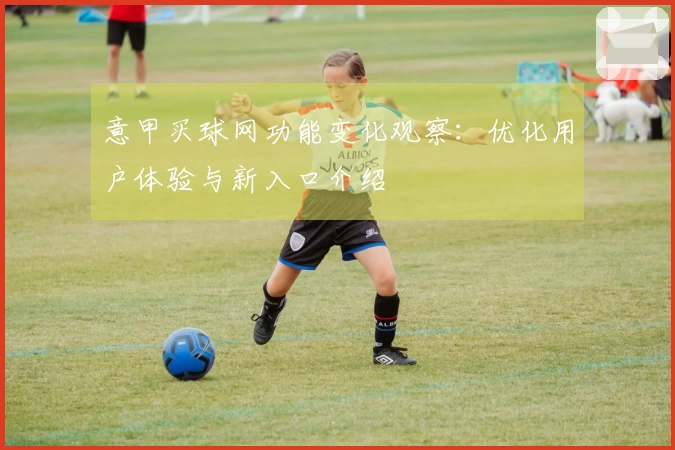 意甲买球网功能变化观察：优化用户体验与新入口介绍