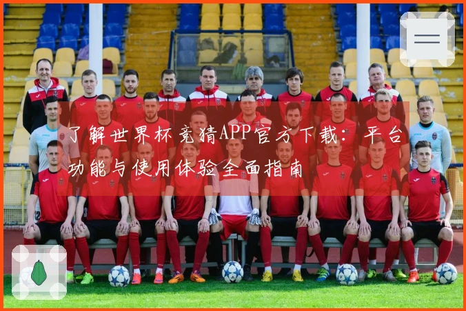 了解世界杯竞猜APP官方下载：平台功能与使用体验全面指南
